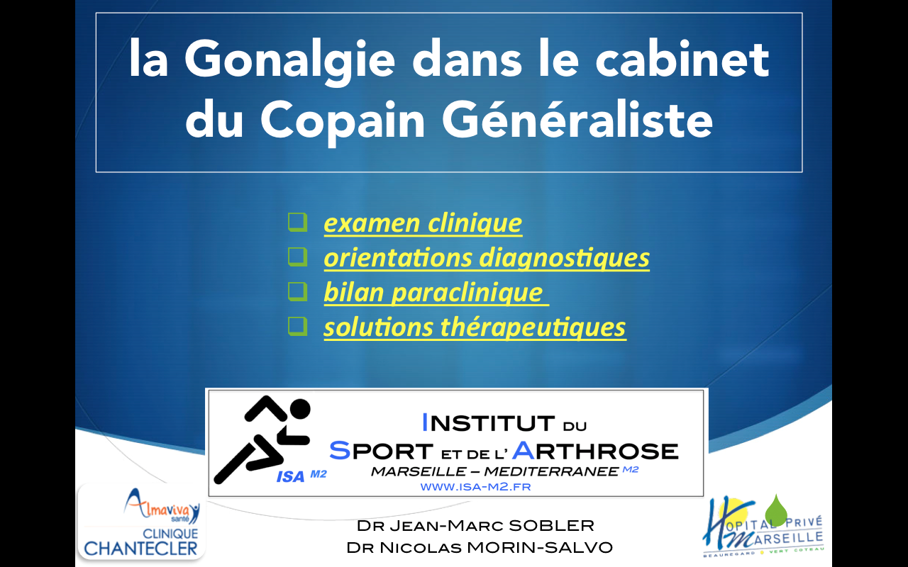 Soirée Genou ISA-M2 pour FMC 12