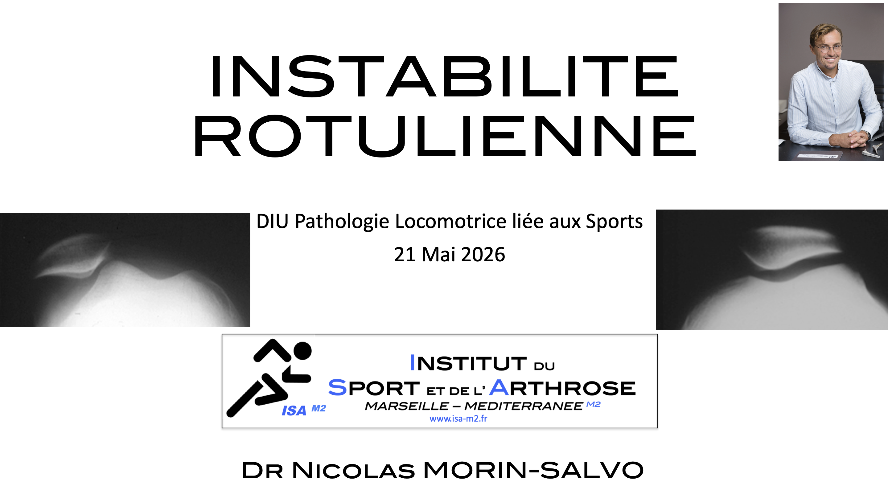 Cours Magistral au Diplôme Inter Universitaire des Pathologies du Sport 2026